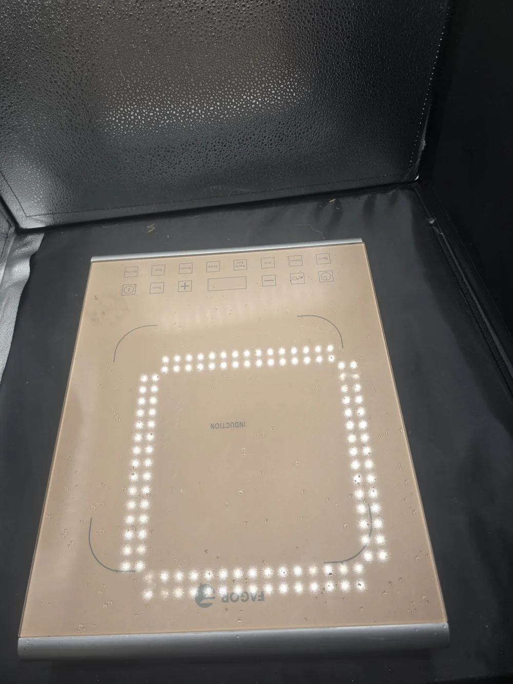 Rose Gold Induction Cooktop — Single Zone Countertop‎ Cooker